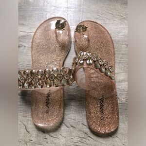 ANNA Women's Glitter Sandals - Gold